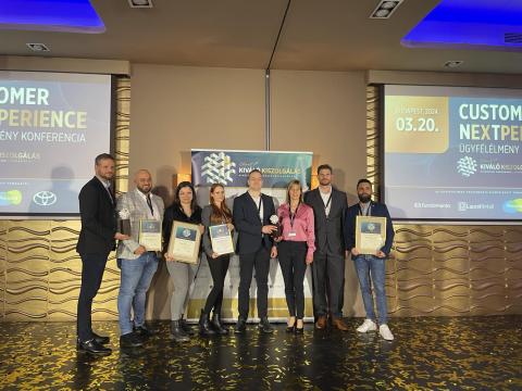 Kiváló kiszolgálás díj 2024