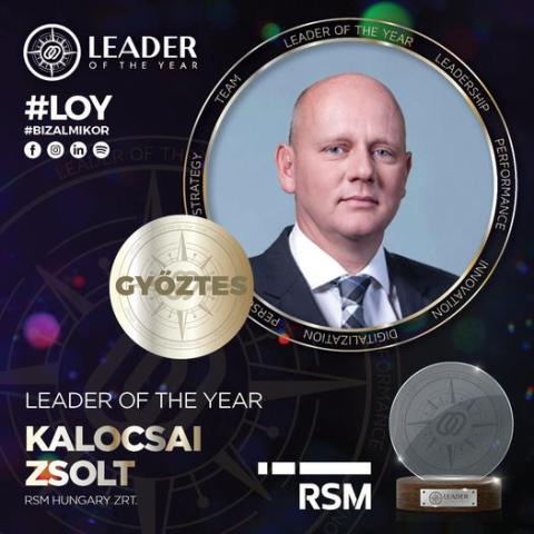 Kalocsai Zsolt - Leader of the Year