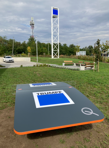 TRUMPF Teqball asztal székhelyünkön
